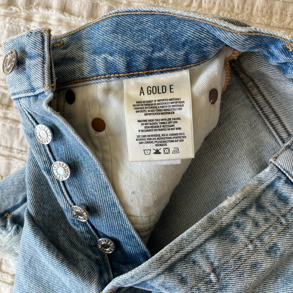 AGOLDE Parker Vintage Cutoff Shorts Size 26 - Picture 12 of 12